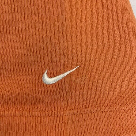 Nike Polo Shirt Mens Size XL Orange Golf Collared Logo Short Sleeve Textured - Picture 3 of 8